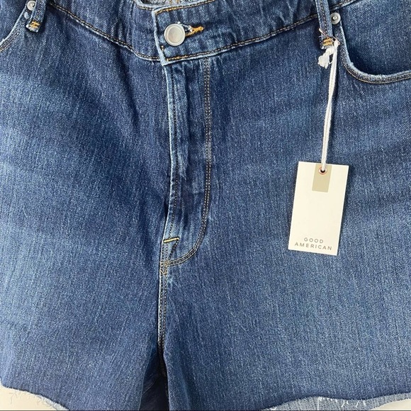 Good American Cut Off denim shorts sz 20‎ - Picture 6 of 8